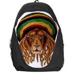 Lion Rastafari Backpack Bag Front