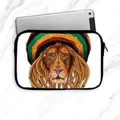 Lion Rastafari Apple Ipad Mini Zipper Cases by Jancukart