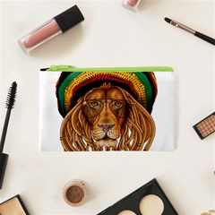 Lion Rastafari Cosmetic Bag (xs) by Jancukart