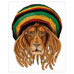 Lion Rastafari Drawstring Bag (small)