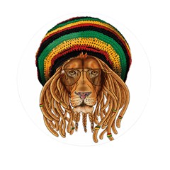 Lion Rastafari Mini Round Pill Box by Jancukart