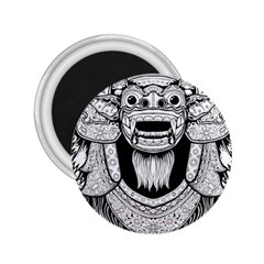 Balinese-art Barong-drawing-bali 2 25  Magnets by Jancukart