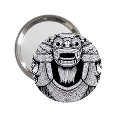 Balinese-art Barong-drawing-bali 2 25  Handbag Mirrors by Jancukart