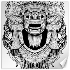 Balinese-art Barong-drawing-bali Canvas 16  X 16 