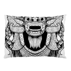 Balinese-art Barong-drawing-bali Pillow Case by Jancukart