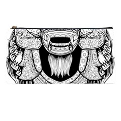 Balinese-art Barong-drawing-bali Pencil Case by Jancukart