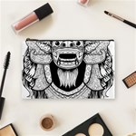 Balinese-art Barong-drawing-bali Cosmetic Bag (Medium) Front