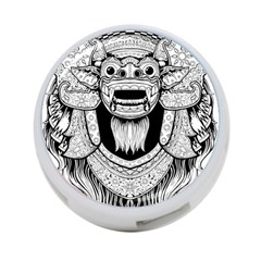 Balinese-art Barong-drawing-bali 4-port Usb Hub (one Side)