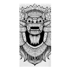 Balinese-art Barong-drawing-bali Shower Curtain 36  X 72  (stall)  by Jancukart