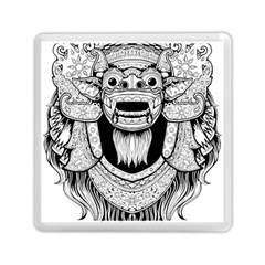 Balinese-art Barong-drawing-bali Memory Card Reader (square)