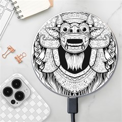 Balinese-art Barong-drawing-bali Wireless Charger