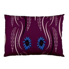 Folk Flowers Print Floral Pattern Ethnic Art Pillow Case (two Sides) by Eskimos