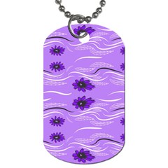 Folk Flowers Print Floral Pattern Ethnic Art Dog Tag (one Side) by Eskimos