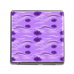 Folk Flowers Print Floral Pattern Ethnic Art Memory Card Reader (square 5 Slot) by Eskimos