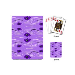 Folk Flowers Print Floral Pattern Ethnic Art Playing Cards Single Design (mini) by Eskimos