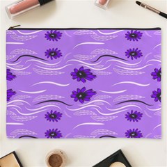 Folk Flowers Print Floral Pattern Ethnic Art Cosmetic Bag (xxxl) by Eskimos