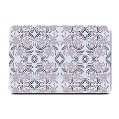 Folk Flowers Print Floral Pattern Ethnic Art Small Doormat  by Eskimos