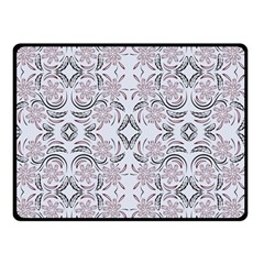 Folk Flowers Print Floral Pattern Ethnic Art Double Sided Fleece Blanket (small)  by Eskimos