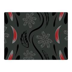 Folk flowers print Floral pattern Ethnic art Double Sided Flano Blanket (Mini) 