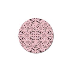 Folk Flowers Print Floral Pattern Ethnic Art Golf Ball Marker (4 Pack) by Eskimos