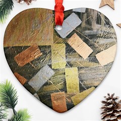 All That Glitters Is Gold  Heart Ornament (two Sides)