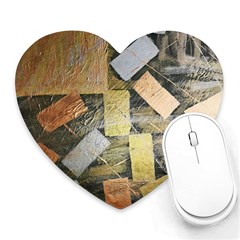 All That Glitters Is Gold  Heart Mousepads by Hayleyboop