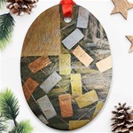 All that glitters is gold  Oval Ornament (Two Sides) Front