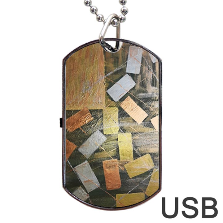 All that glitters is gold  Dog Tag USB Flash (Two Sides)