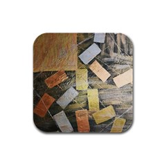 All That Glitters Is Gold  Rubber Square Coaster (4 Pack) by Hayleyboop