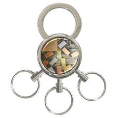 All That Glitters Is Gold  3-ring Key Chain