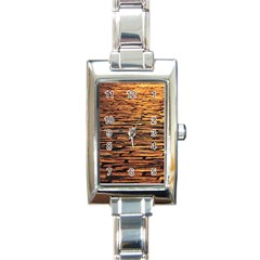 Cobblestones Rectangle Italian Charm Watch by artworkshop