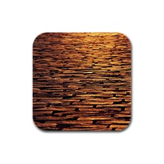 Cobblestones Rubber Square Coaster (4 Pack) by artworkshop