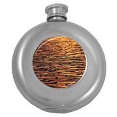 Cobblestones Round Hip Flask (5 Oz) by artworkshop