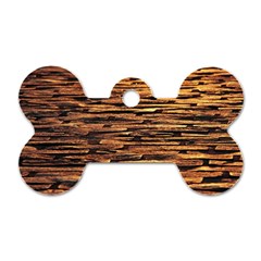 Cobblestones Dog Tag Bone (one Side) by artworkshop