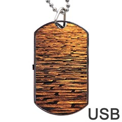 Cobblestones Dog Tag Usb Flash (two Sides) by artworkshop