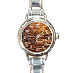 Cobblestones Round Italian Charm Watch by artworkshop