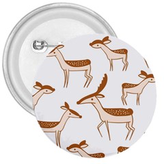 Cute Animal Deer 3  Buttons by artworkshop