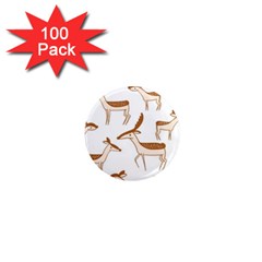 Cute Animal Deer 1  Mini Magnets (100 Pack)  by artworkshop