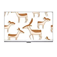 Cute Animal Deer Business Card Holder by artworkshop