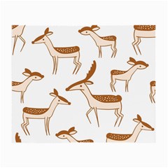 Cute Animal Deer Small Glasses Cloth (2 Sides) by artworkshop