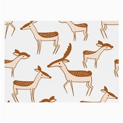 Cute Animal Deer Large Glasses Cloth by artworkshop