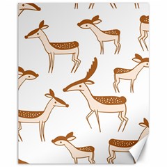 Cute Animal Deer Canvas 11  X 14  by artworkshop