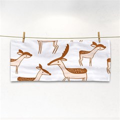 Cute Animal Deer Hand Towel by artworkshop