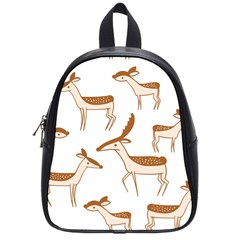 Cute Animal Deer School Bag (small) by artworkshop