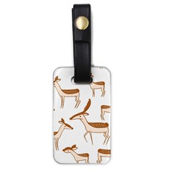 Cute Animal Deer Luggage Tag (one Side) by artworkshop