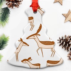 Cute Animal Deer Ornament (christmas Tree)  by artworkshop