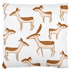 Cute Animal Deer Large Cushion Case (one Side) by artworkshop