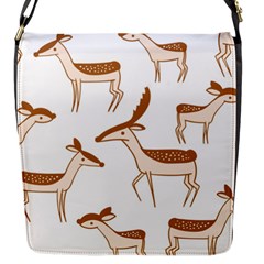 Cute Animal Deer Flap Closure Messenger Bag (s) by artworkshop