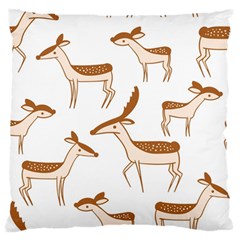 Cute Animal Deer Standard Flano Cushion Case (two Sides) by artworkshop