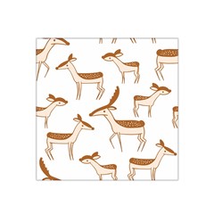 Cute Animal Deer Satin Bandana Scarf 22  X 22  by artworkshop